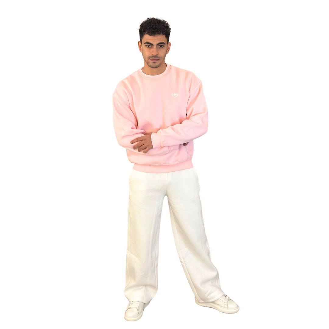 Essential Oversized Set " pink&white"