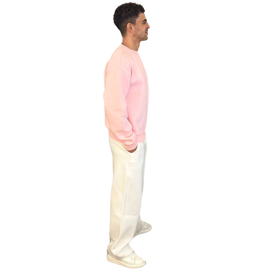 Essential Oversized Set " pink&white"