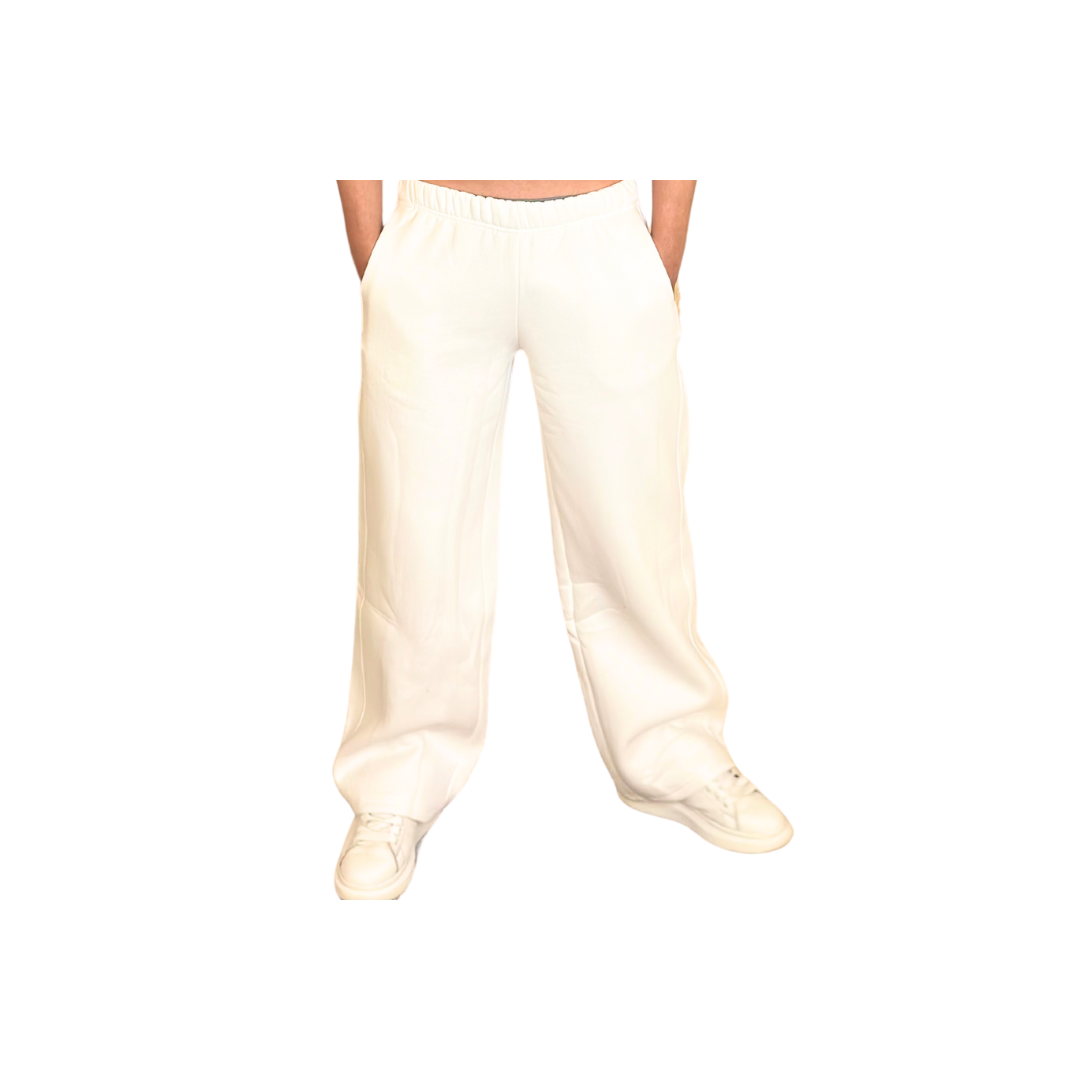 "white" Flow Pants