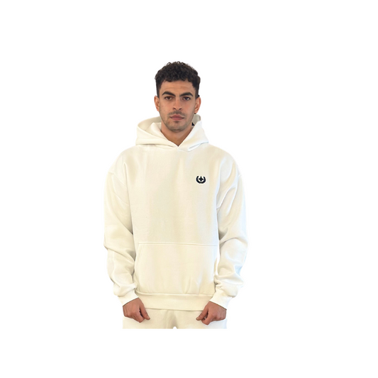 Oversize basic hoodie "offwhite"