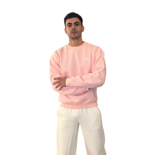 Essential Oversized Set " pink&white"