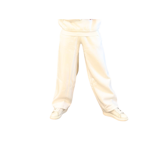 "white" Flow Pants