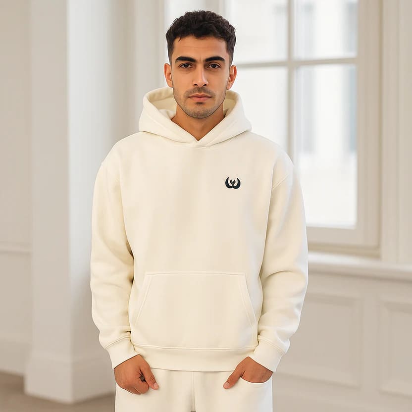 OFF WHITE BASIC HOODIE