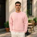 PINK CREW NECK SWEATSHIRT